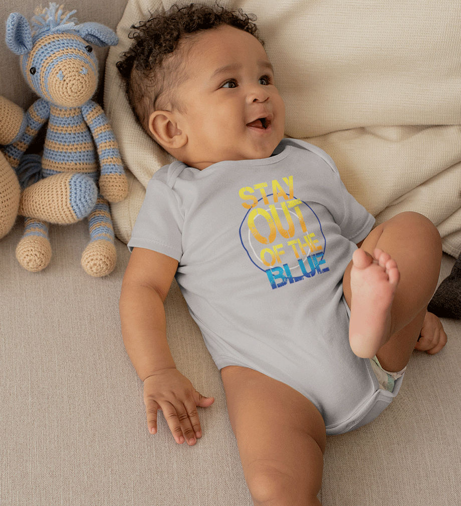 PUBG Stay Out of The Blue Rompers for Baby Boy- FunkyTradition FunkyTradition