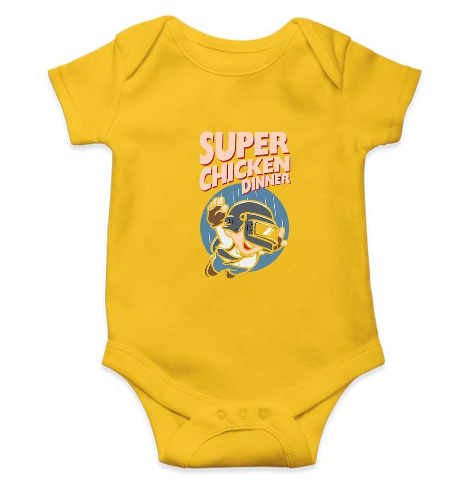 PUBG Super Chicken Dinner Rompers for Baby Girl- FunkyTradition FunkyTradition