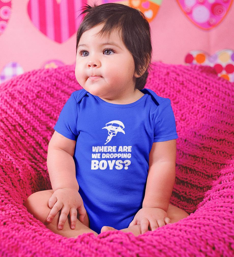 PUBG Where Are We Dropping Boys Rompers for Baby Girl- FunkyTradition FunkyTradition