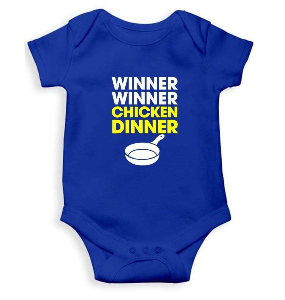 PUBG Winner Winner Chicken Dinner Rompers for Baby Girl- FunkyTradition FunkyTradition