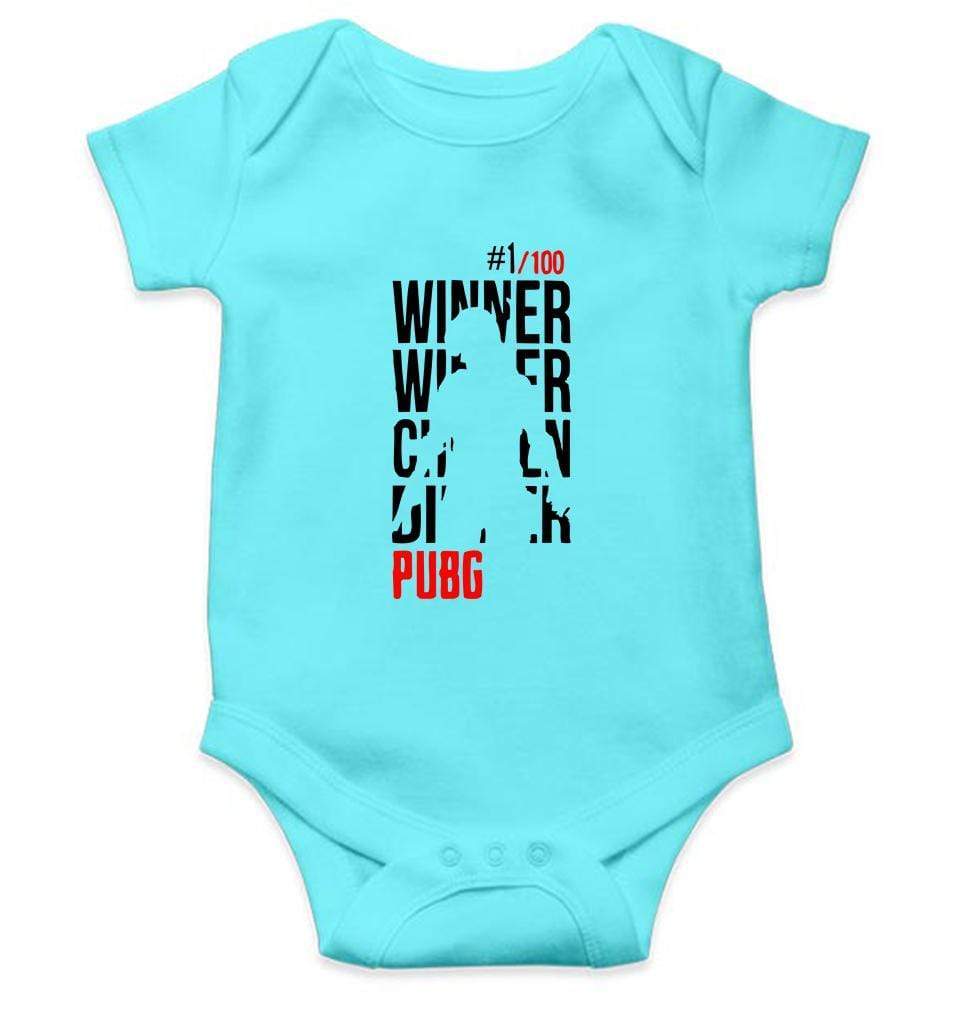 PUBG Winner Winner Chicken Dinner Rompers for Baby Girl- FunkyTradition FunkyTradition