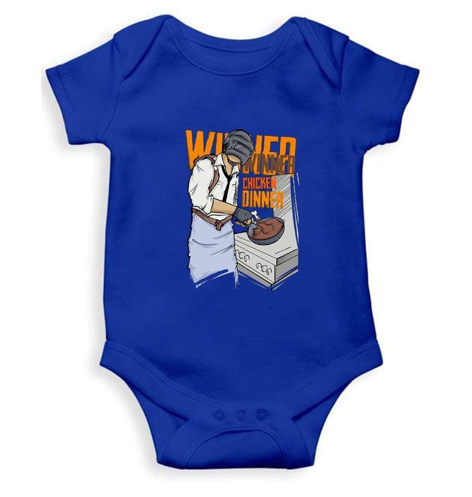 PUBG Winner Winner Chicken Dinner Rompers for Baby Girl- FunkyTradition FunkyTradition