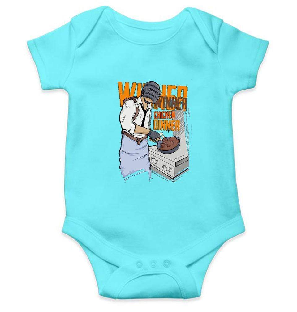 PUBG Winner Winner Chicken Dinner Rompers for Baby Girl- FunkyTradition FunkyTradition