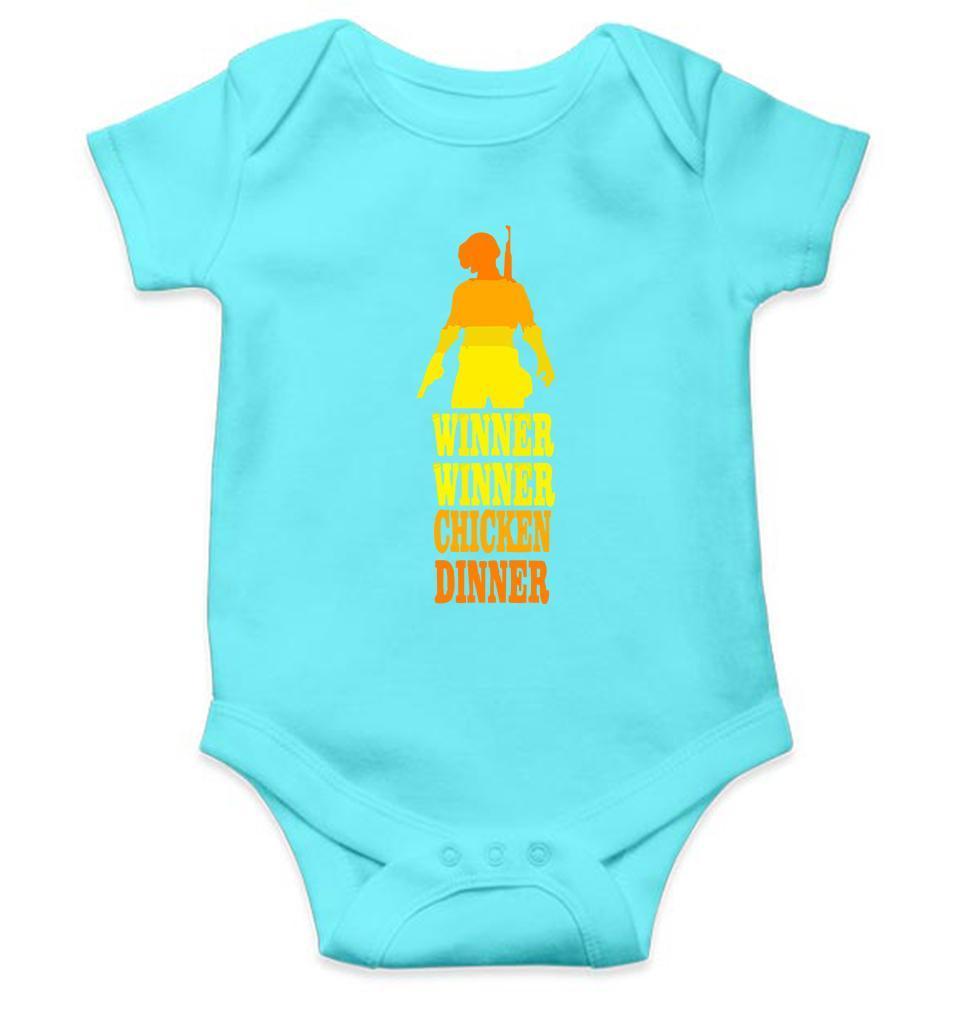 PUBG Winner Winner Chicken Dinner Rompers for Baby Girl- FunkyTradition FunkyTradition