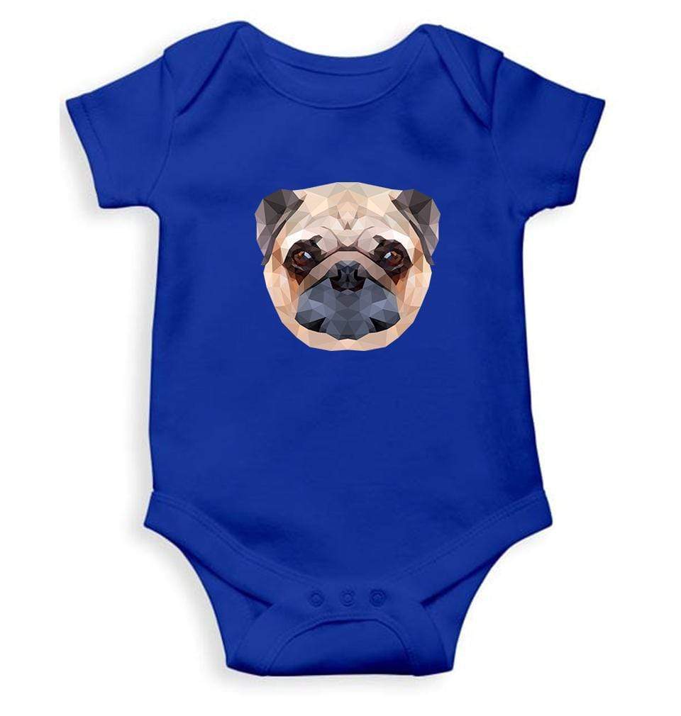 PUG Dog Abstract Rompers for Baby Girl- FunkyTradition FunkyTradition