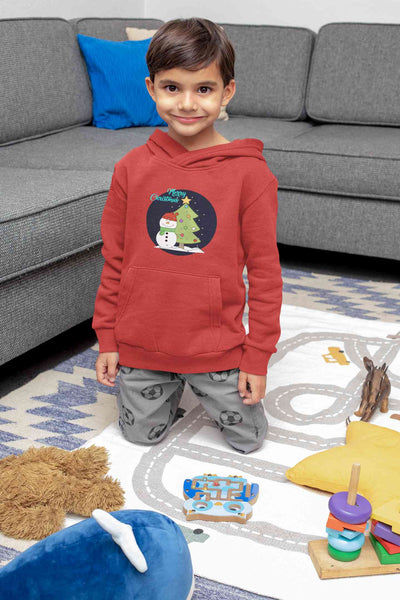 Merry Christmas Boy Hoodies-FunkyTeesClub
