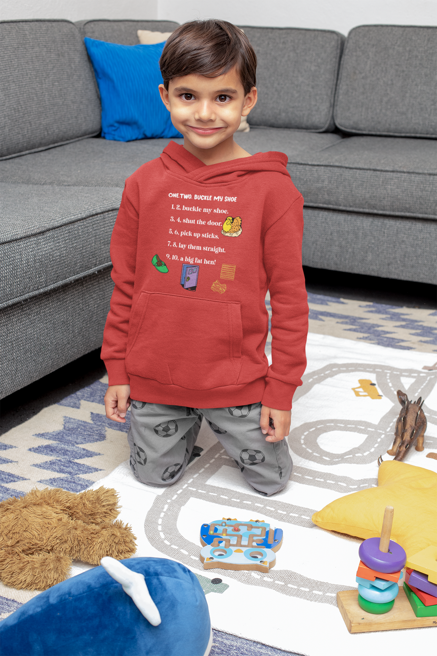 One Two Poem Boy Hoodies-FunkyTeesClub