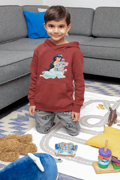 Cute Cartoon Boy Hoodies-FunkyTeesClub