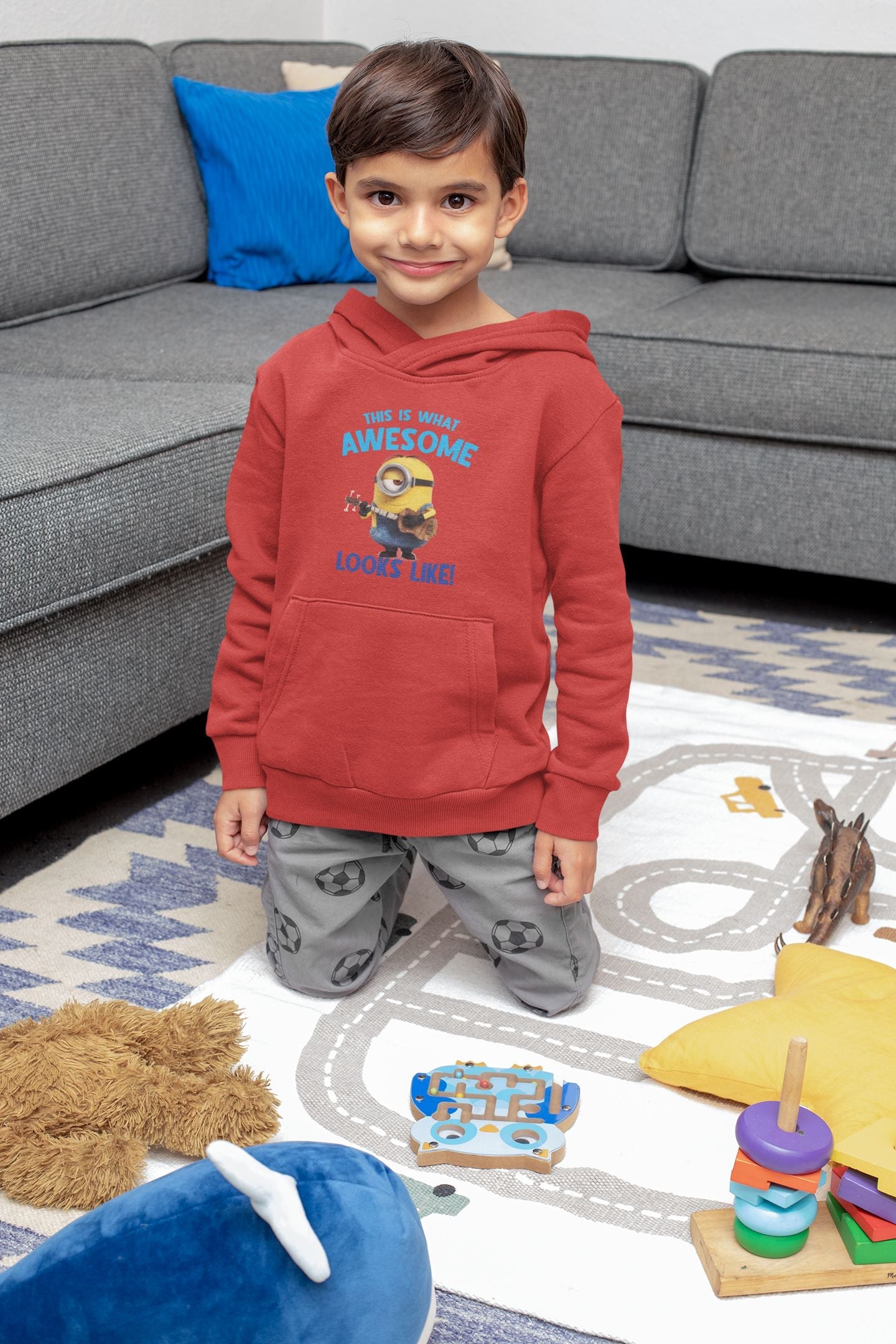 This Is What Awesome Looks Like Boy Hoodies-FunkyTeesClub