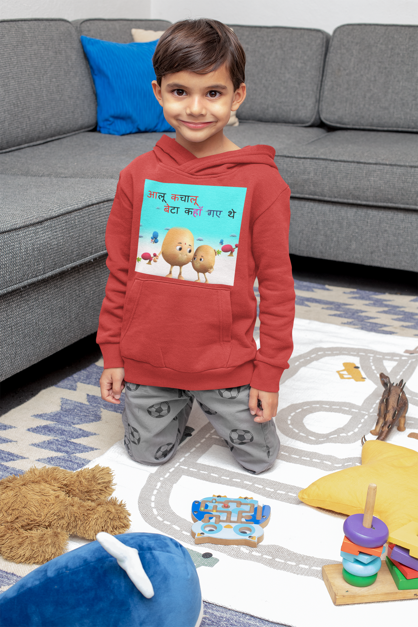 Aloo Kachaloo Poem Boy Hoodies-FunkyTeesClub