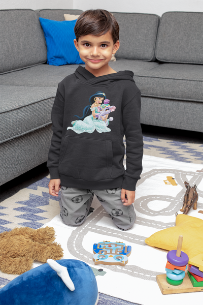 Cute Cartoon Boy Hoodies-FunkyTeesClub