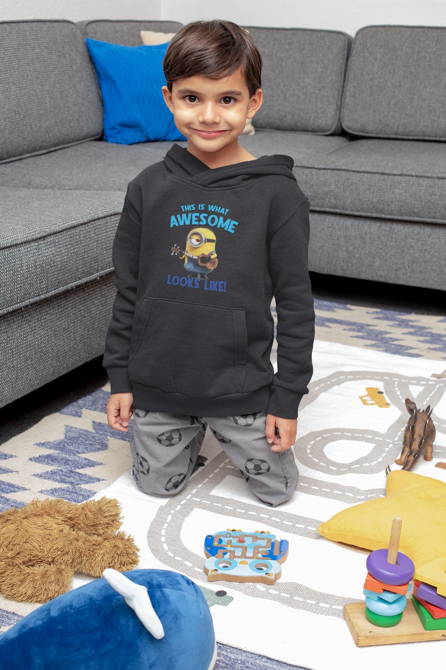 This Is What Awesome Looks Like Boy Hoodies-FunkyTeesClub