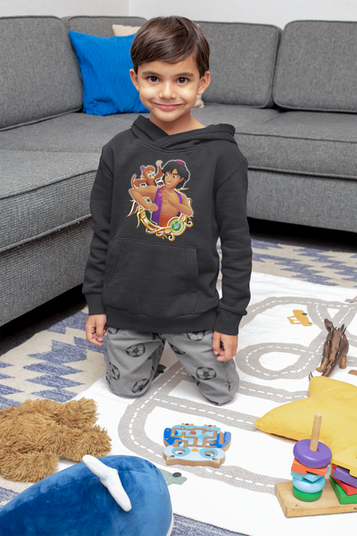 Cute Cartoon Boy Hoodies-FunkyTeesClub