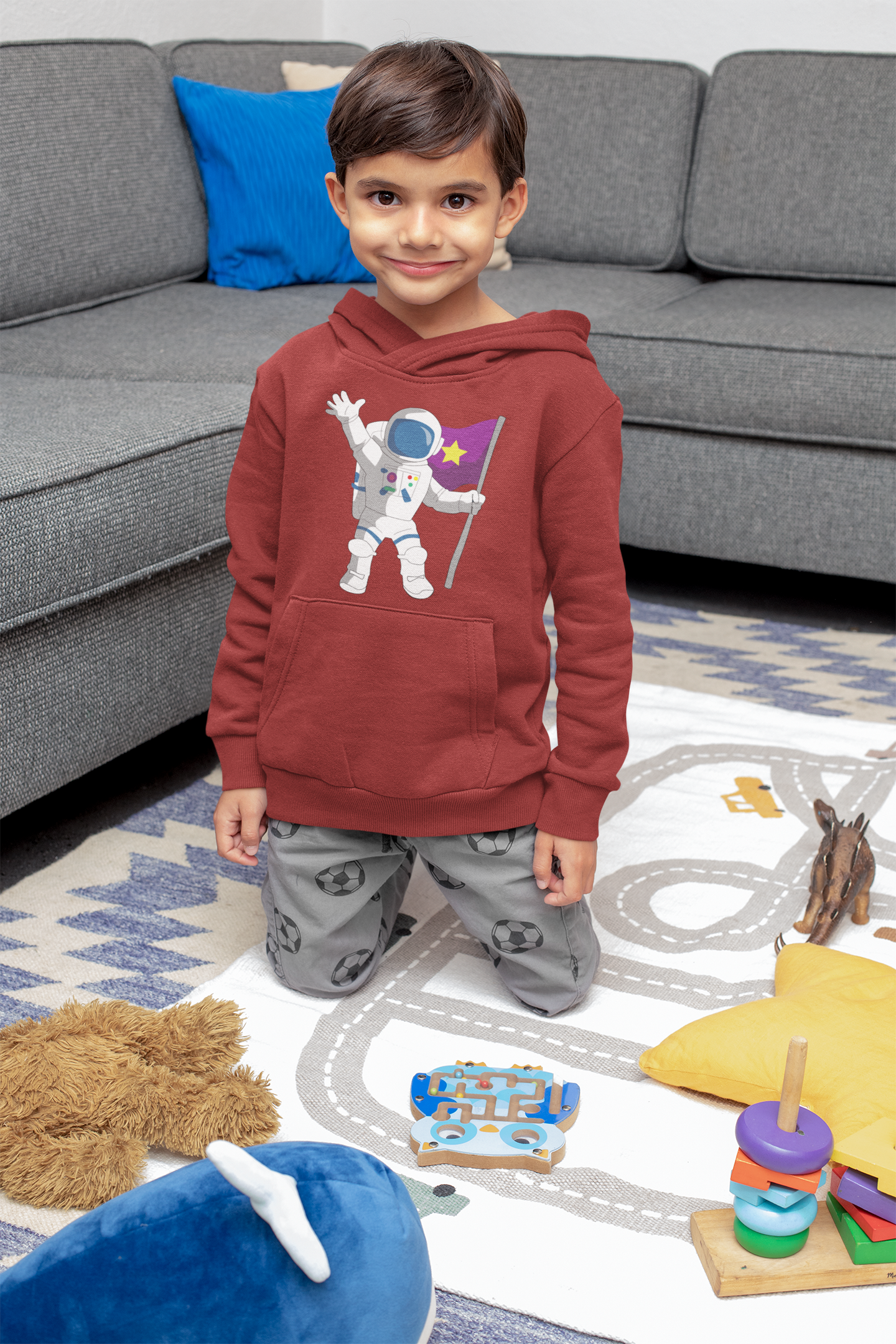 Future Astronaut Boy Hoodies-FunkyTeesClub