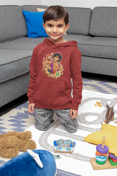 Cute Cartoon Boy Hoodies-FunkyTeesClub