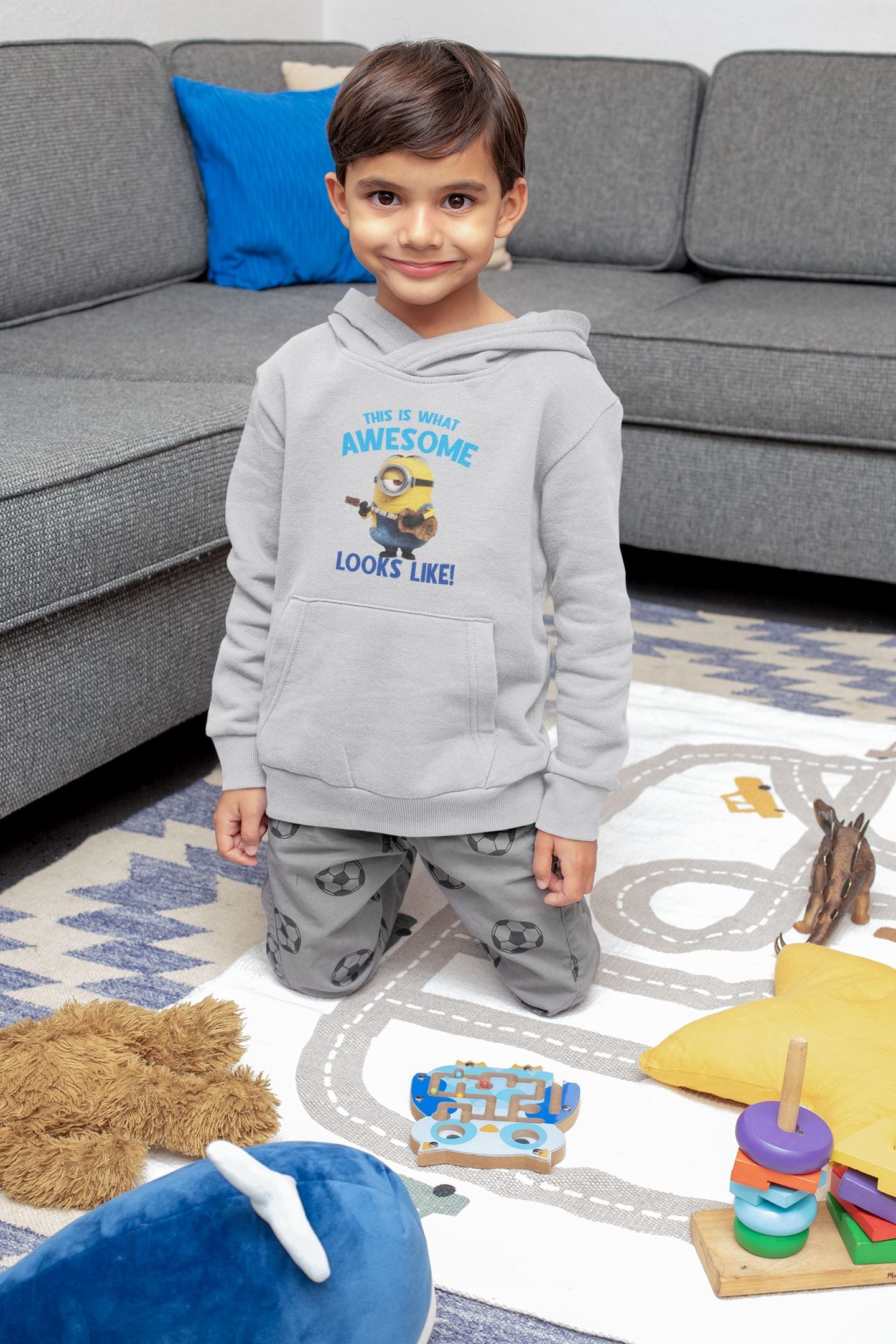 This Is What Awesome Looks Like Boy Hoodies-FunkyTeesClub