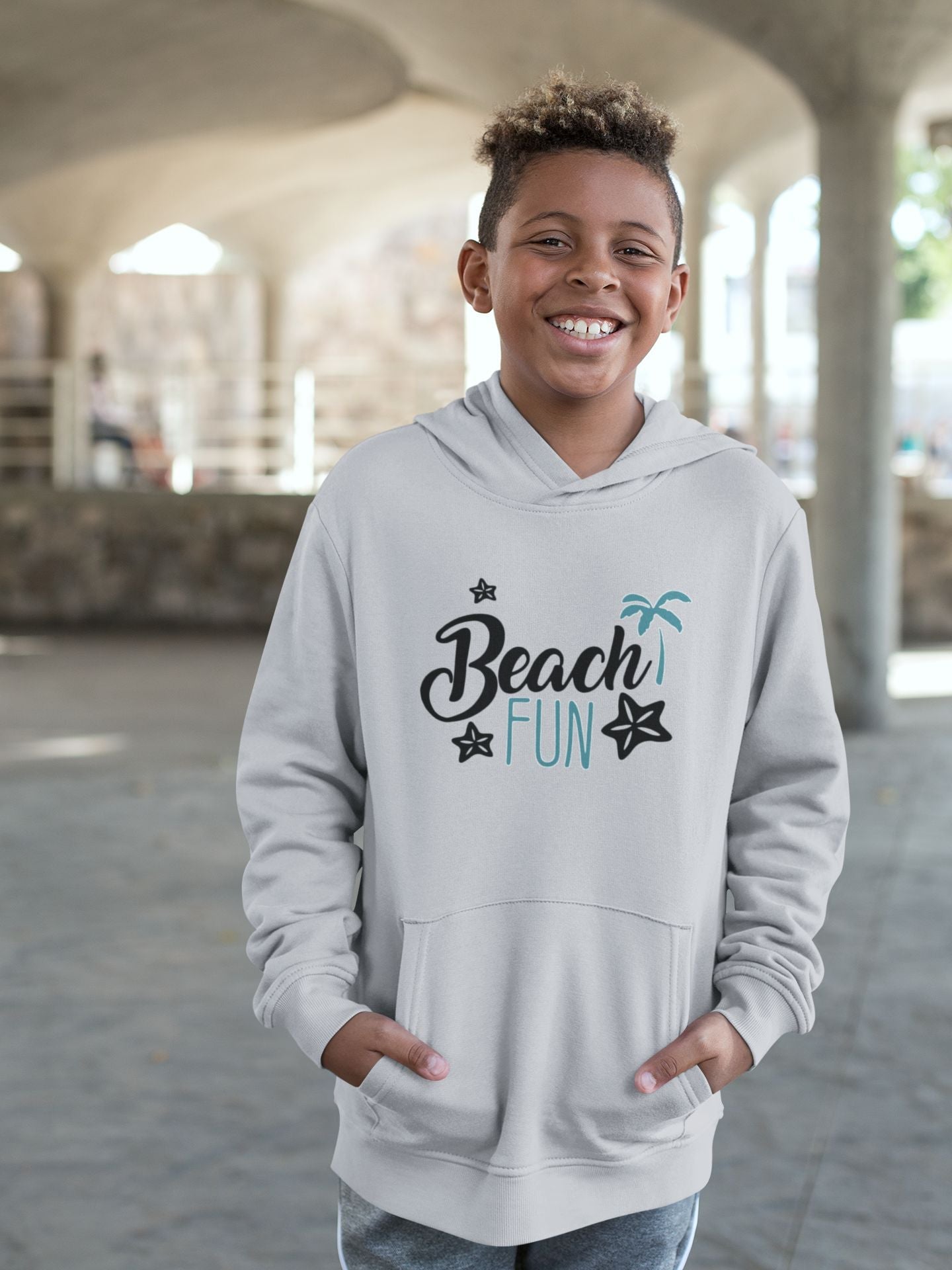Beach Fun Boy Hoodies-FunkyTeesClub