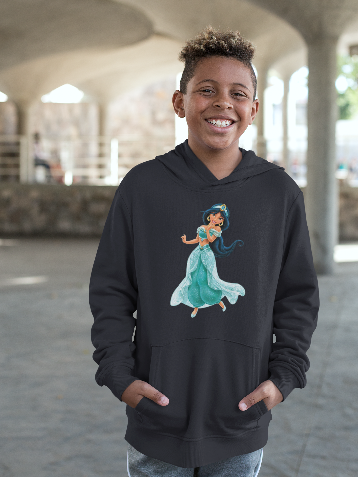Cute Cartoon Boy Hoodies-FunkyTeesClub