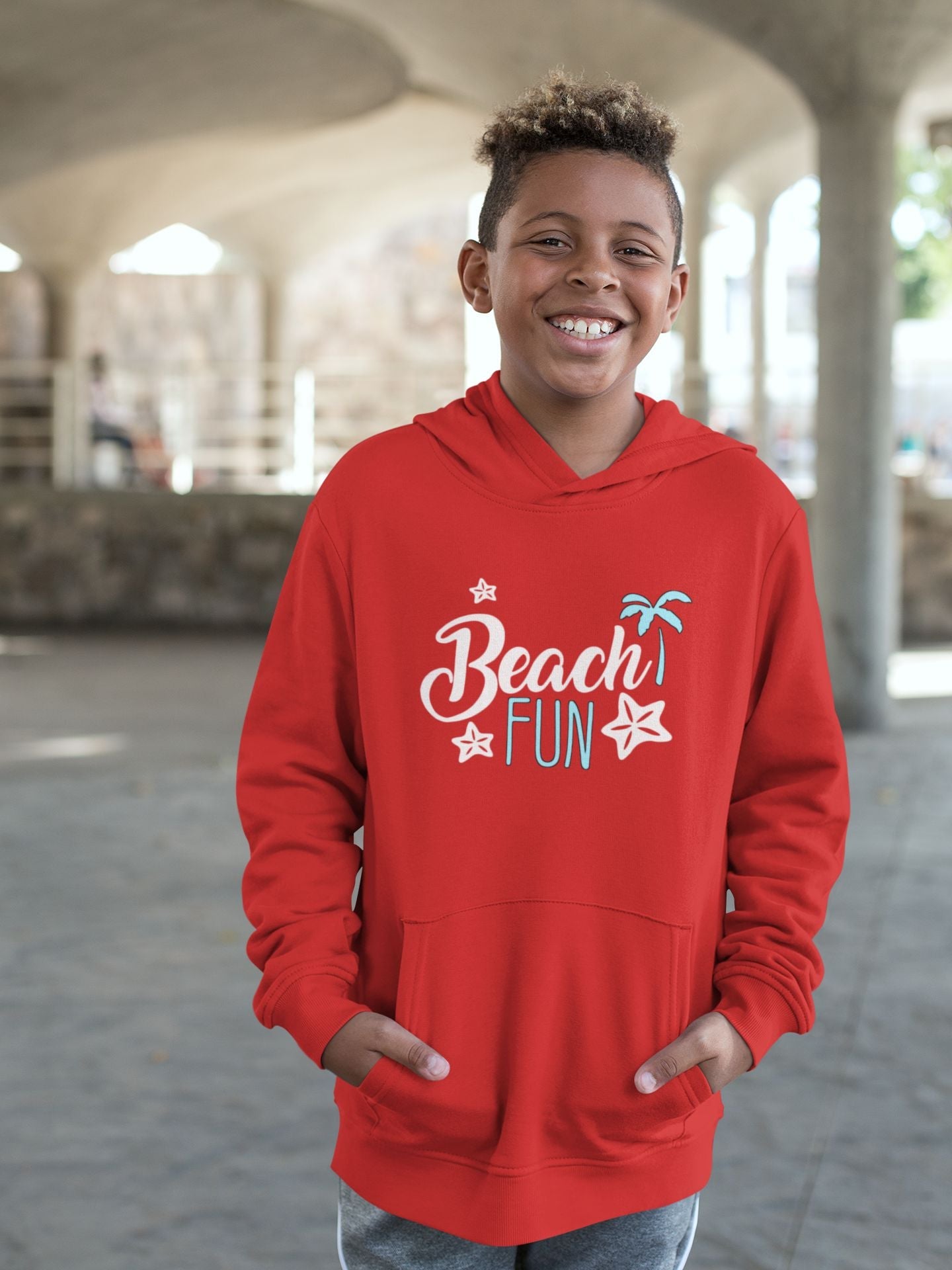 Beach Fun Boy Hoodies-FunkyTeesClub
