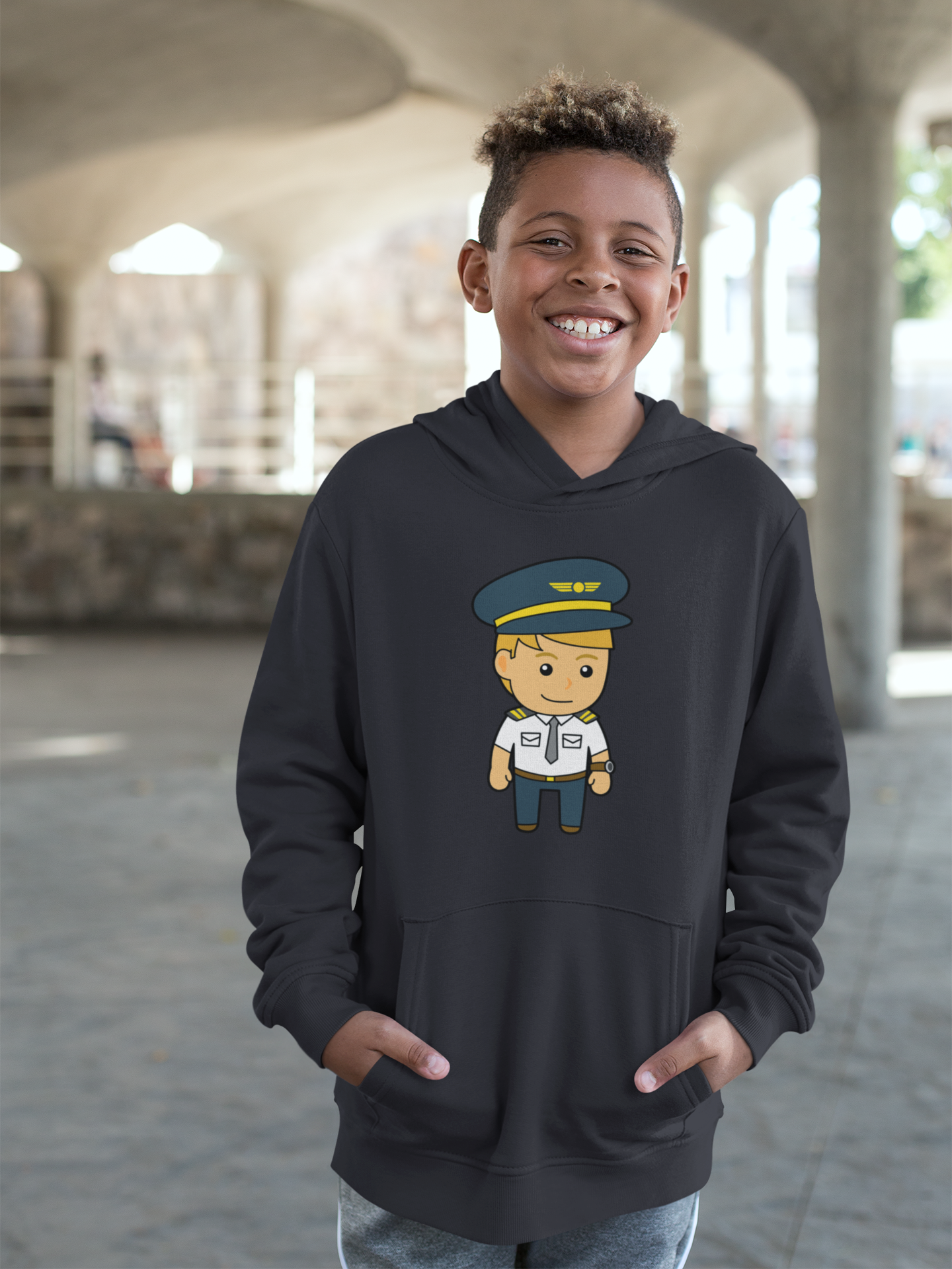 Future Pilot Boy Hoodies-FunkyTeesClub