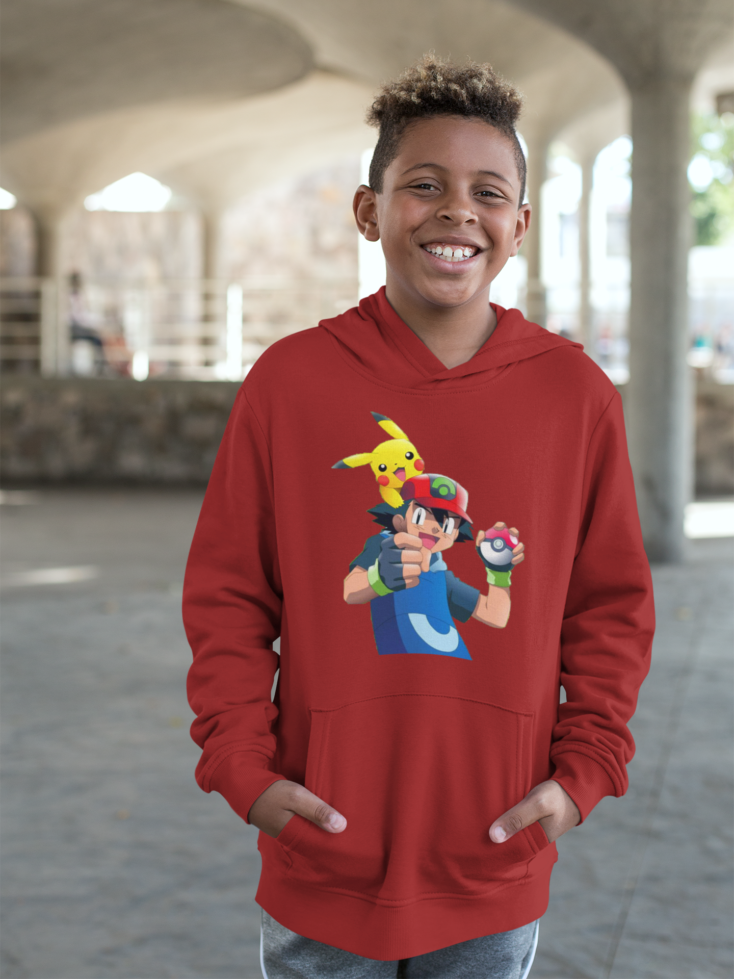 Cute Cartoon Boy Hoodies-FunkyTeesClub