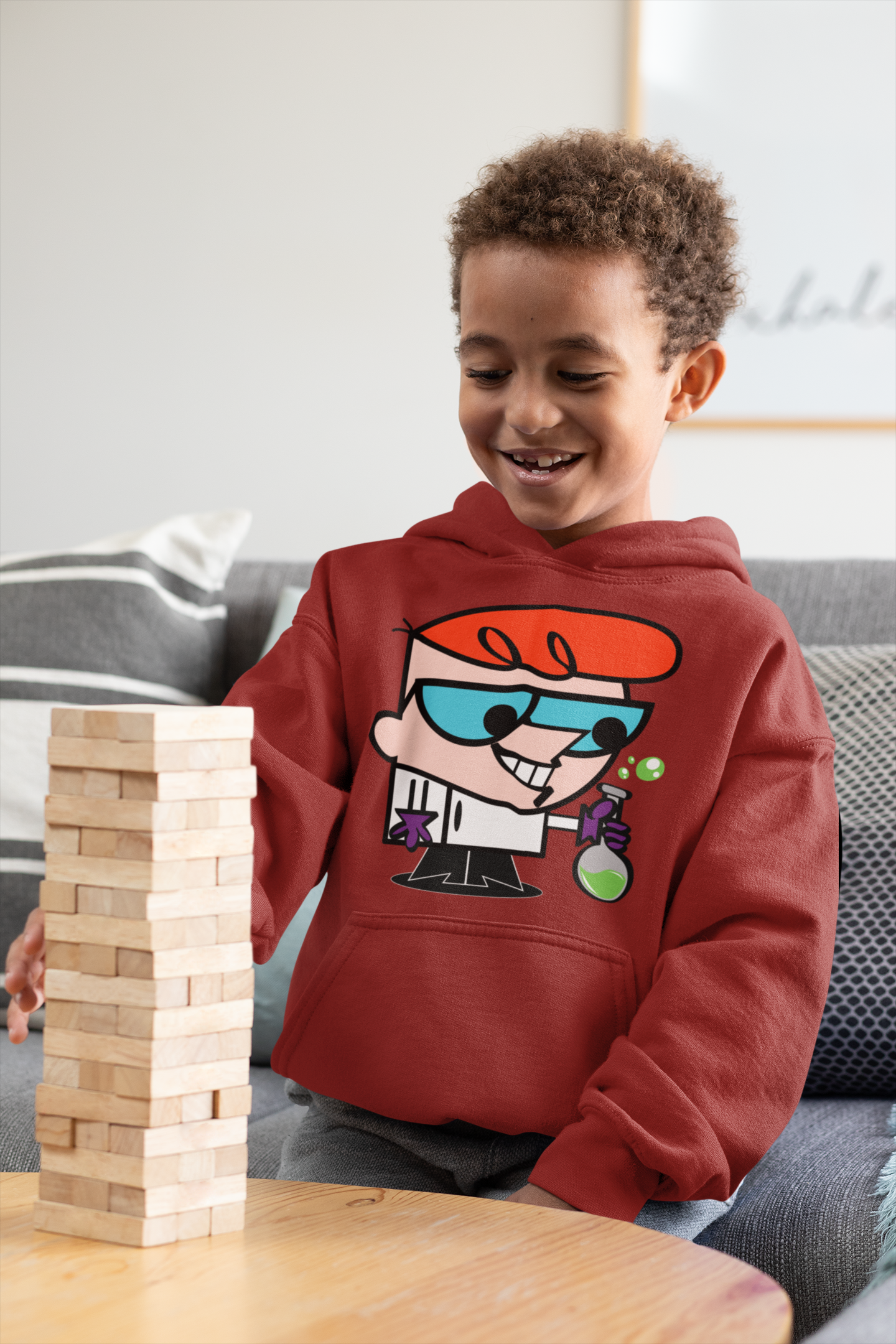 Cute Cartoon Boy Hoodies-FunkyTeesClub