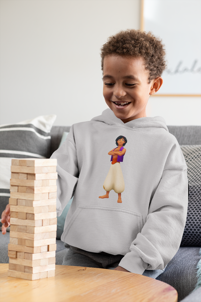 Cute Cartoon Boy Hoodies-FunkyTeesClub