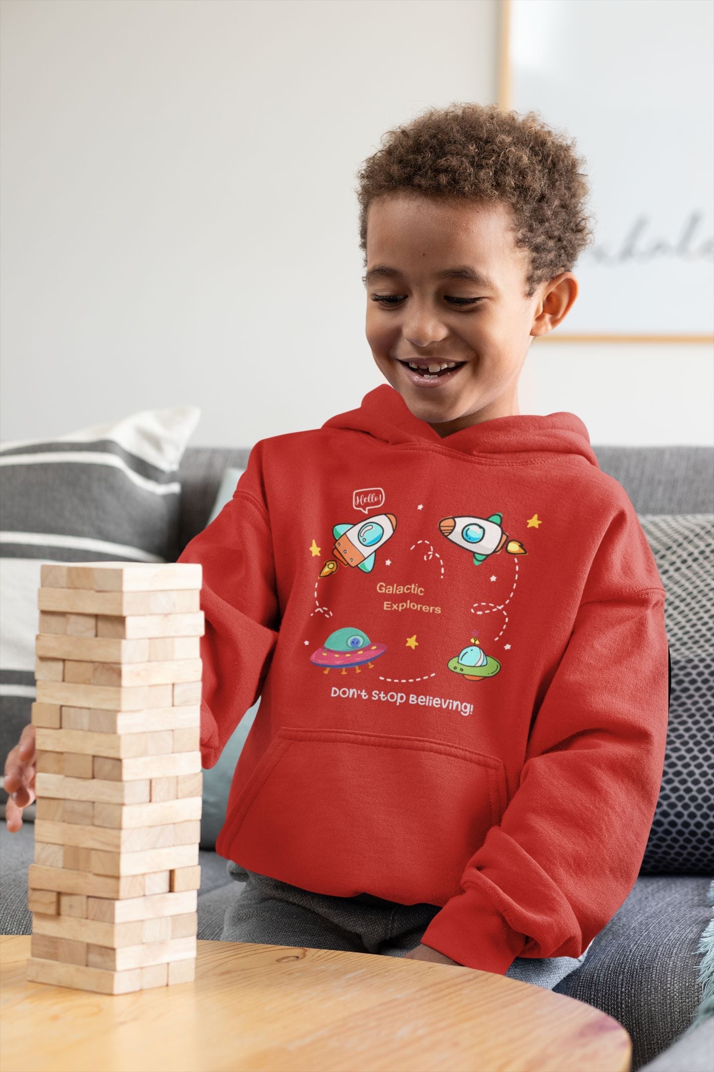 Spaceships Boy Hoodies-FunkyTeesClub