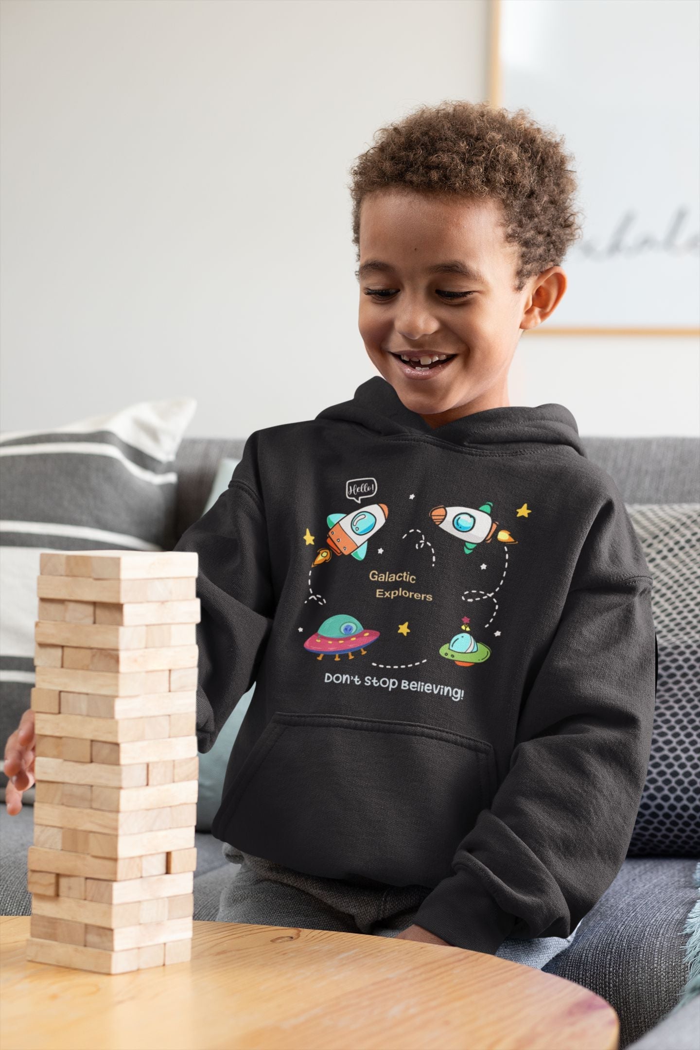 Spaceships Boy Hoodies-FunkyTeesClub
