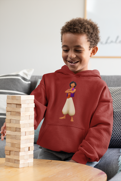 Cute Cartoon Boy Hoodies-FunkyTeesClub