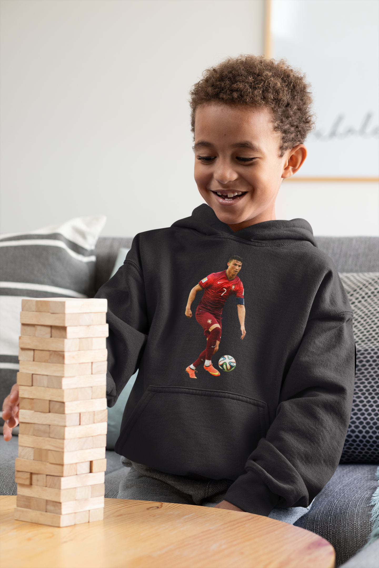 Ronaldo Boy Hoodies-FunkyTeesClub