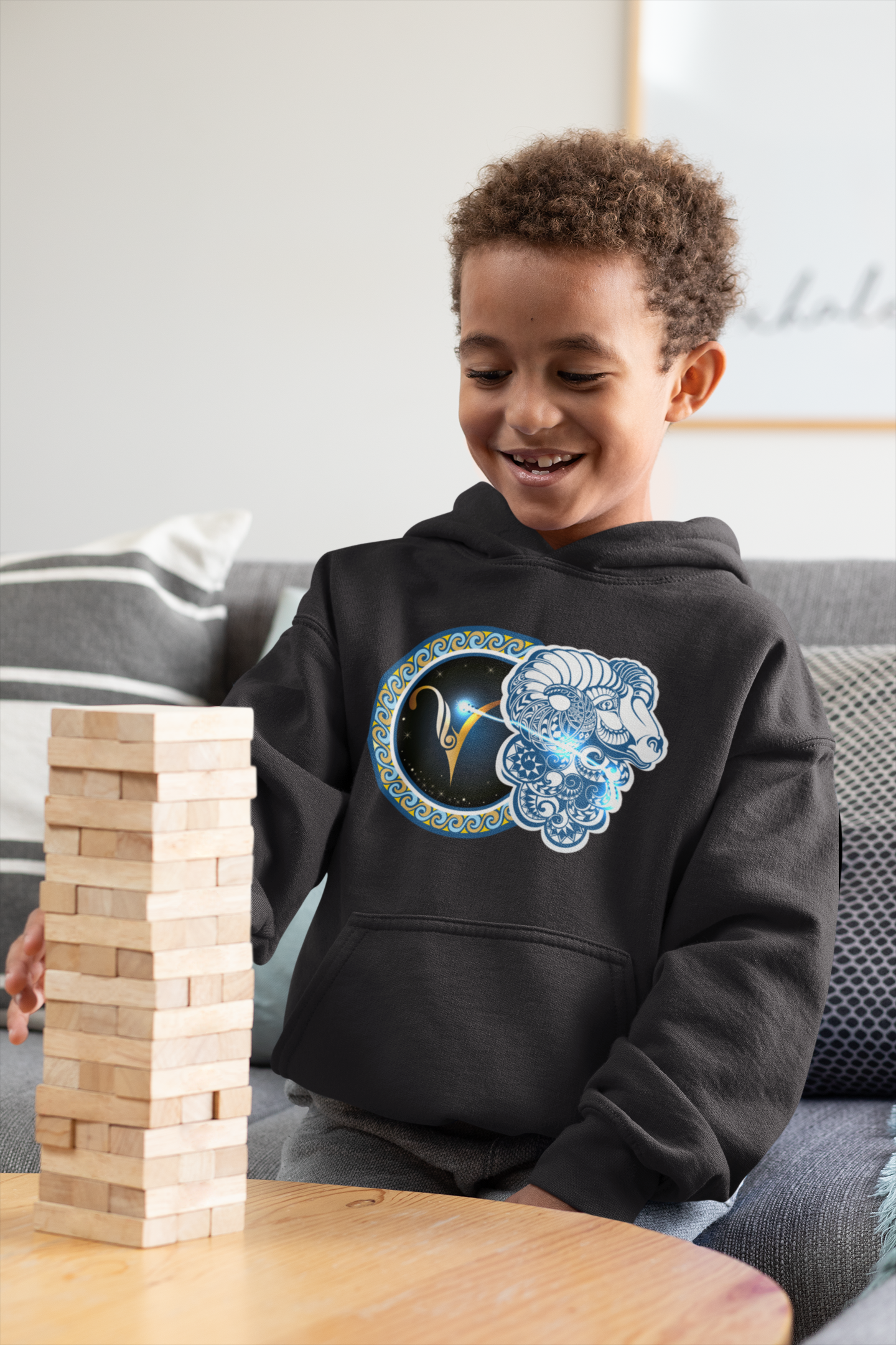 Aries Zodiac Sign Boy Hoodies-FunkyTeesClub