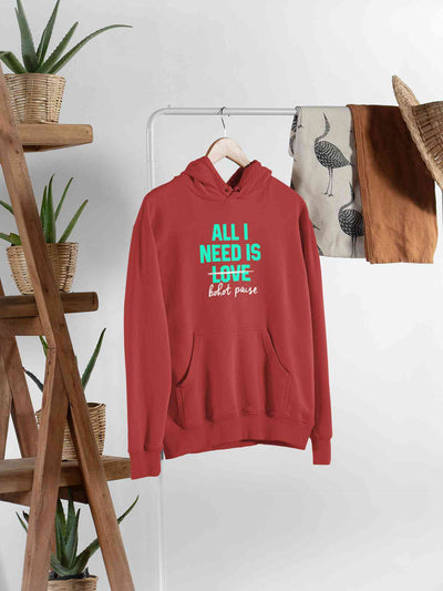 All I Need Is Bohot Paise Men Hoodies-FunkyTeesClub