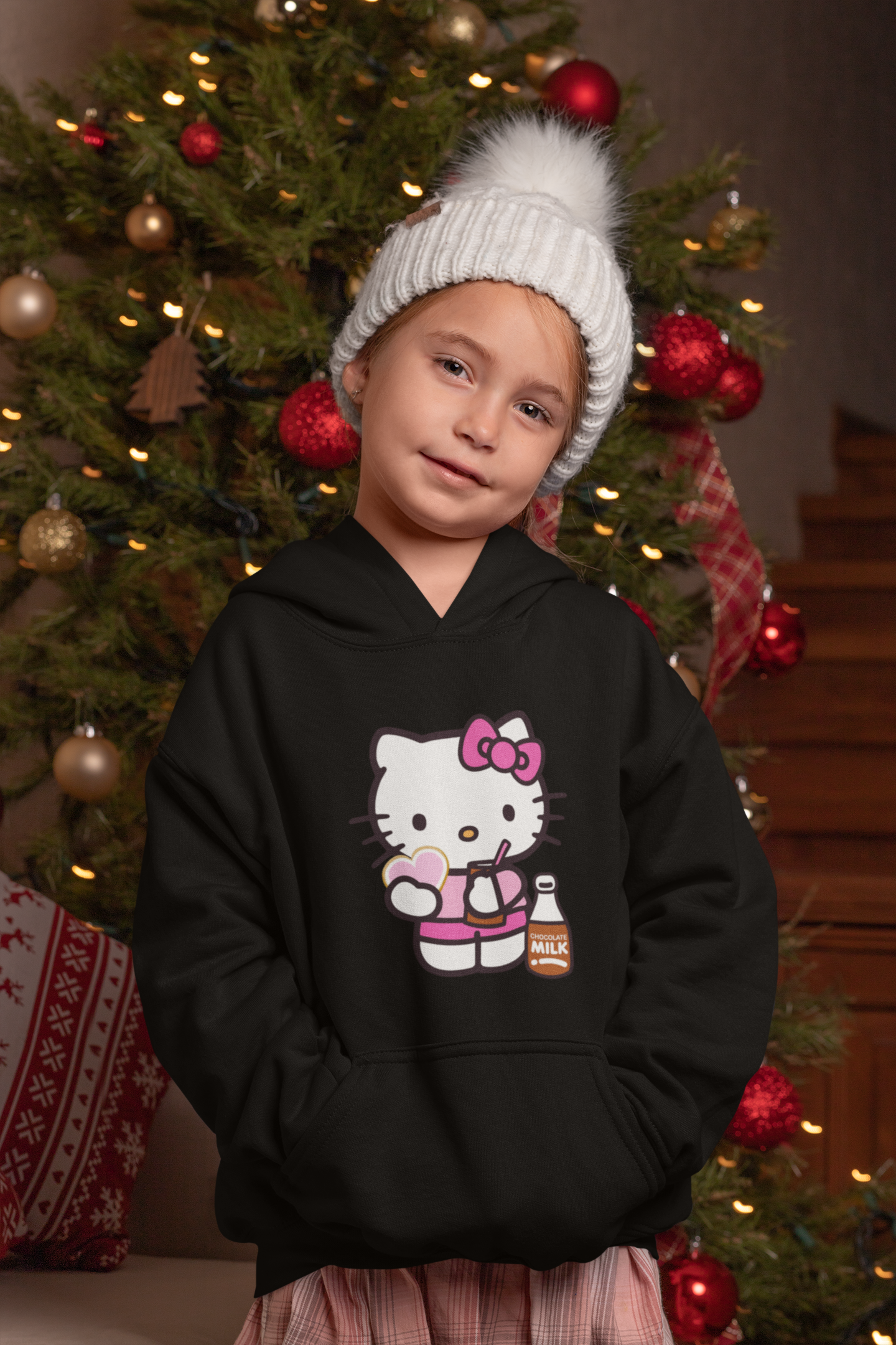 Hello Kitty Cartoon Girl Hoodies-FunkyTeesClub