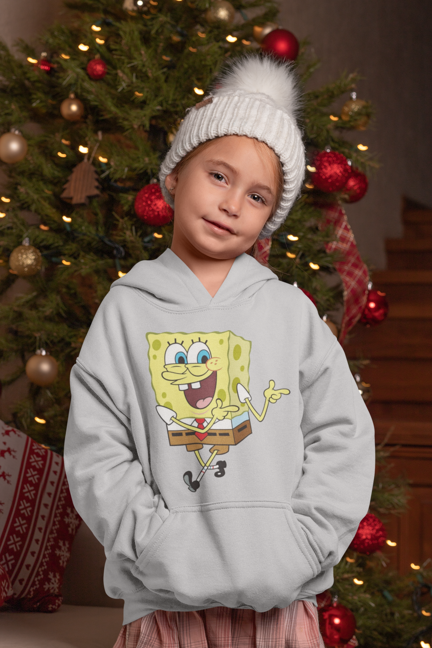 Cute Cartoon Girl Hoodies-FunkyTeesClub