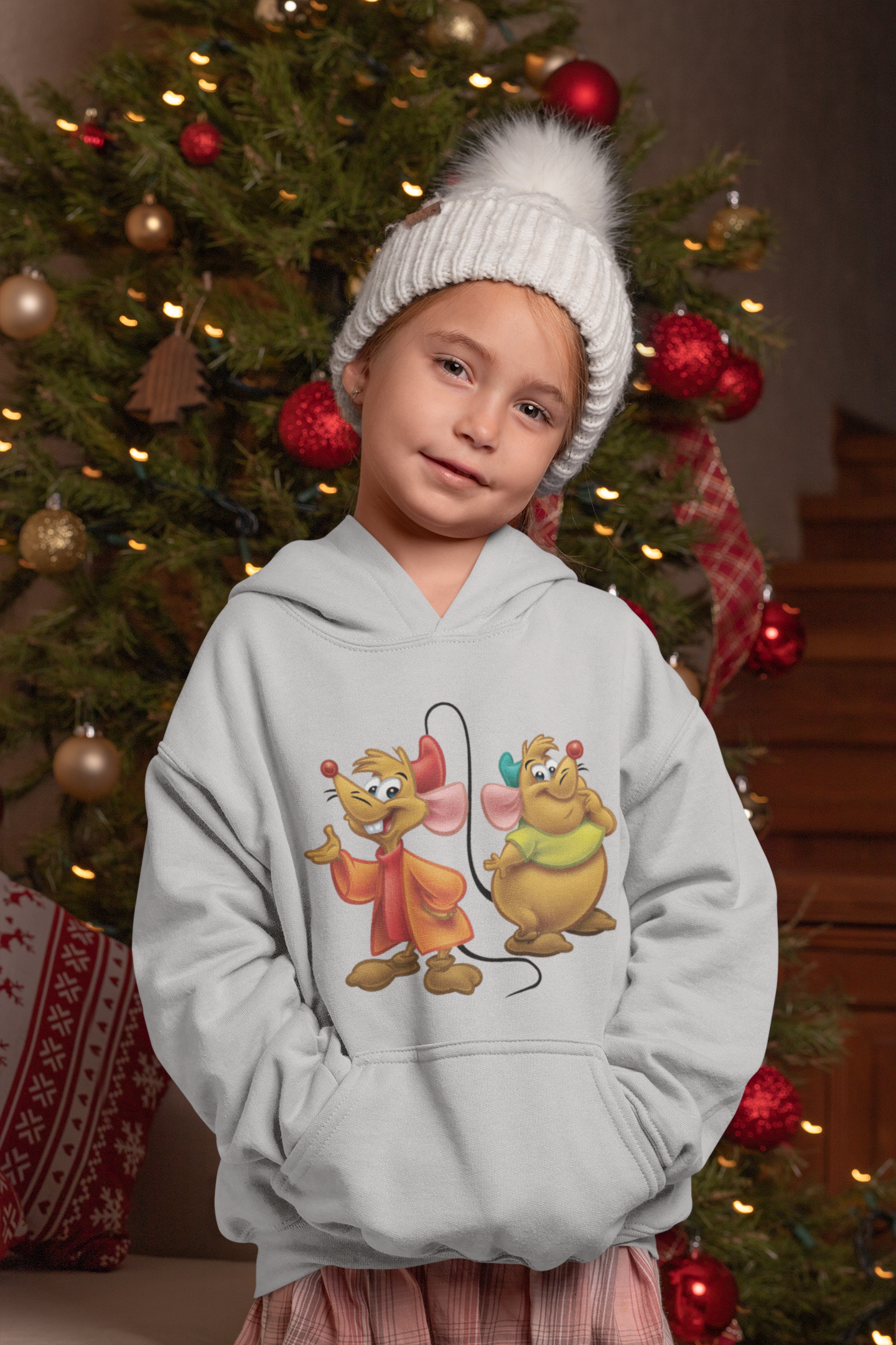 Cute Cartoon Girl Hoodies-FunkyTeesClub