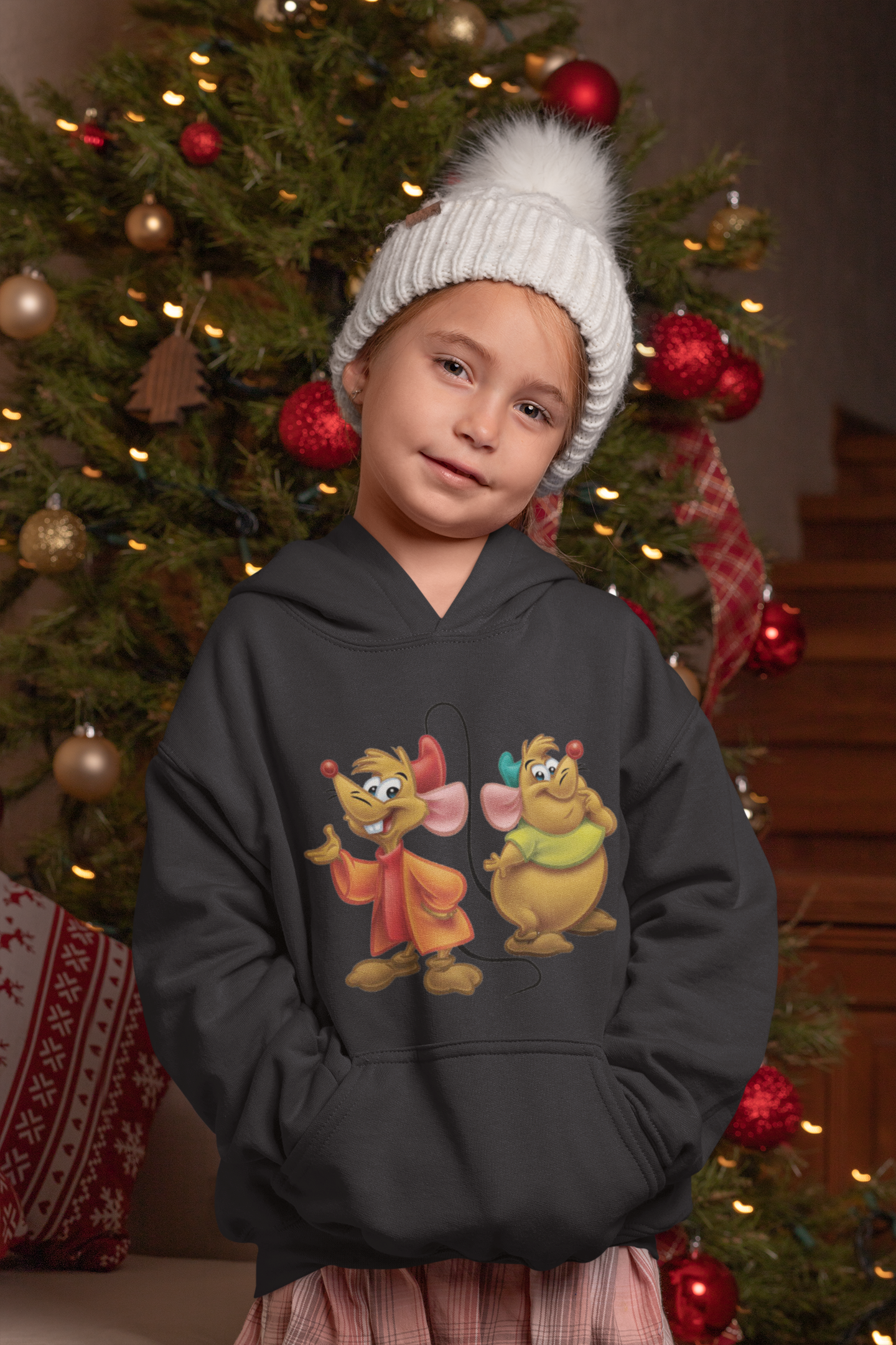 Cute Cartoon Girl Hoodies-FunkyTeesClub
