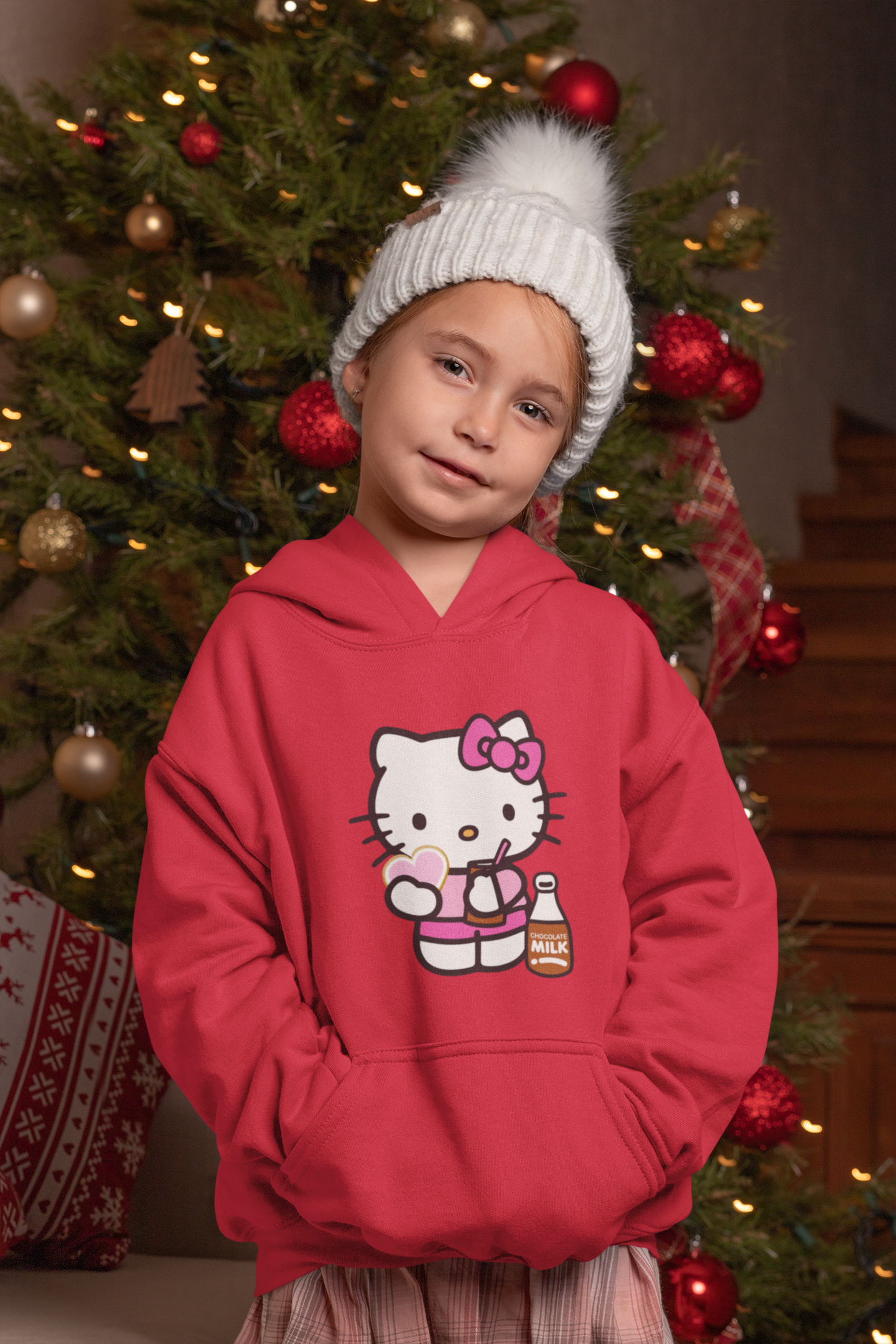Hello Kitty Cartoon Girl Hoodies-FunkyTeesClub