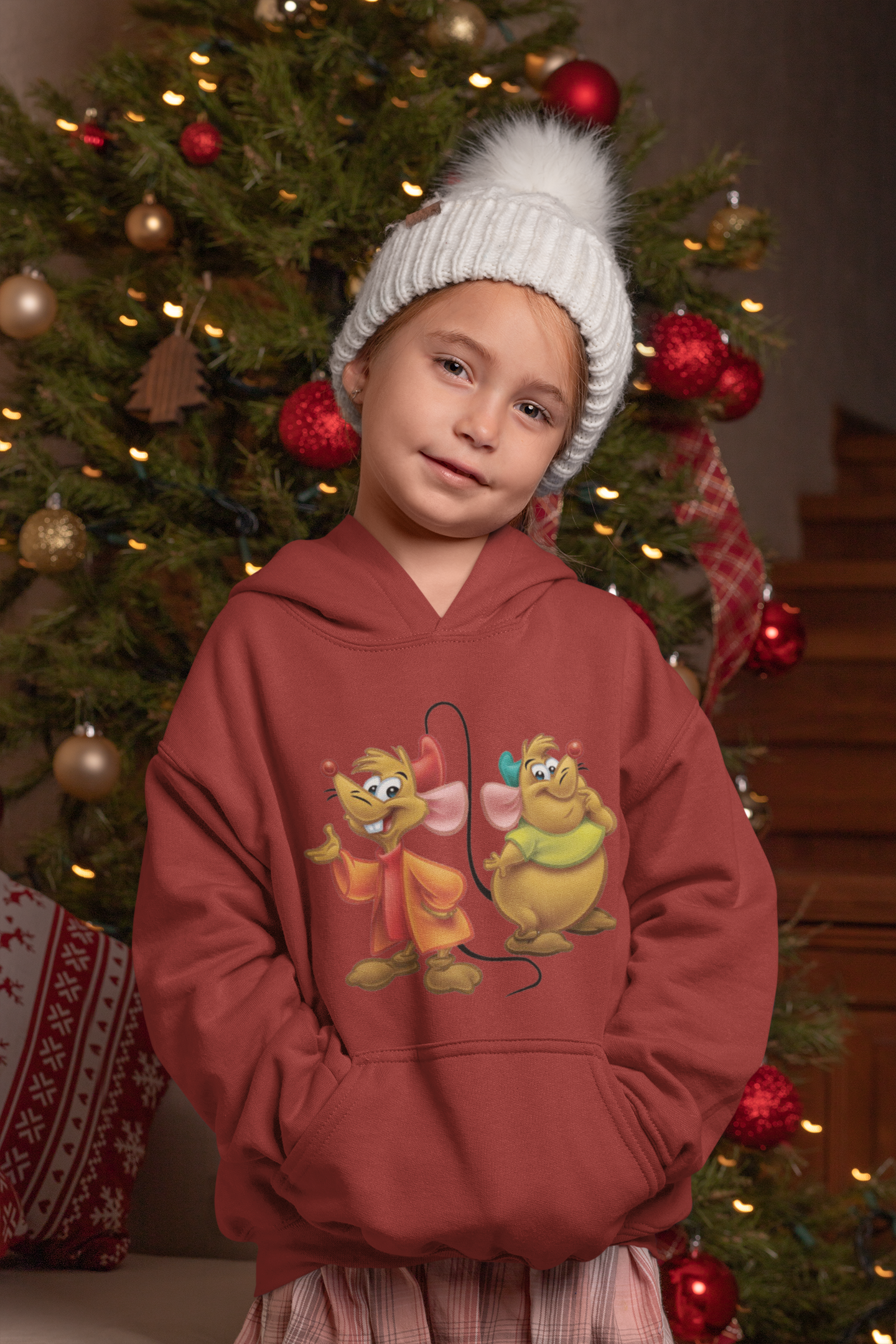 Cute Cartoon Girl Hoodies-FunkyTeesClub