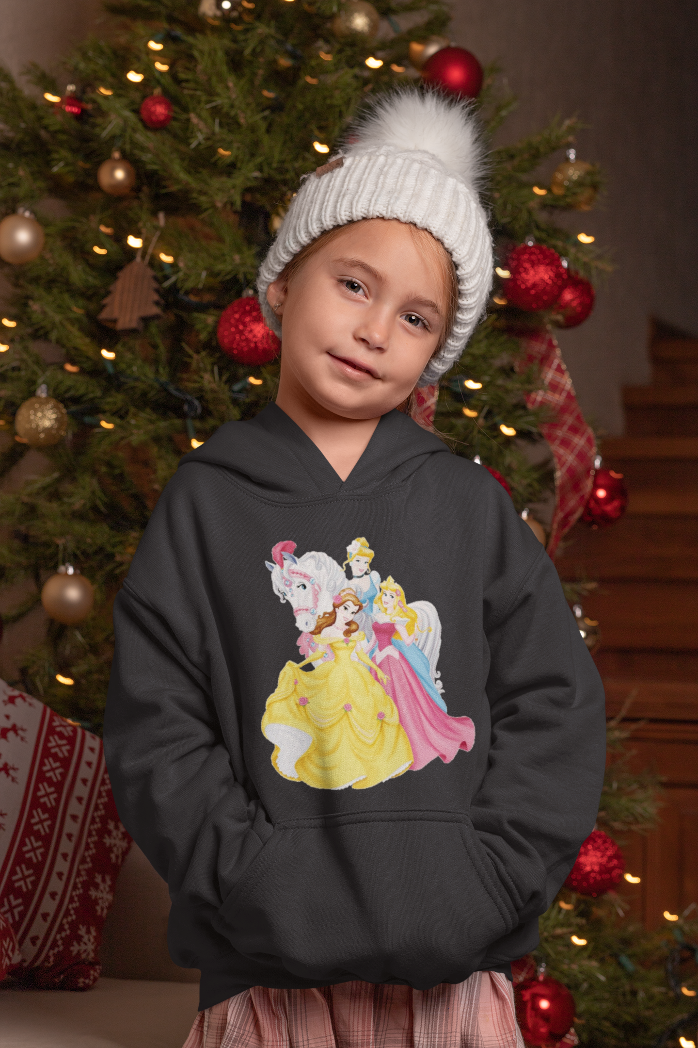 Cute Princess Girl Hoodies-FunkyTeesClub