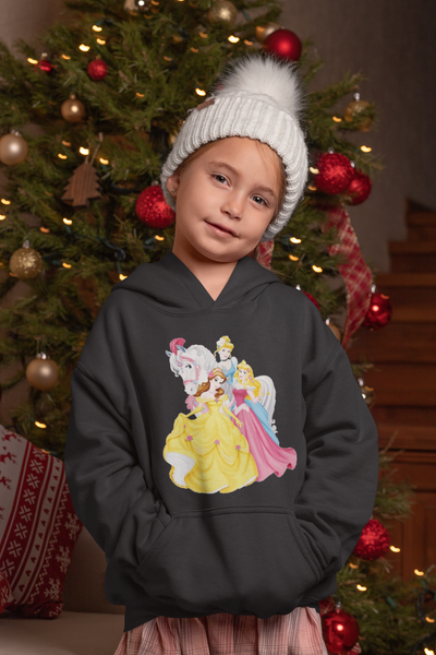 Cute Princess Girl Hoodies-FunkyTeesClub