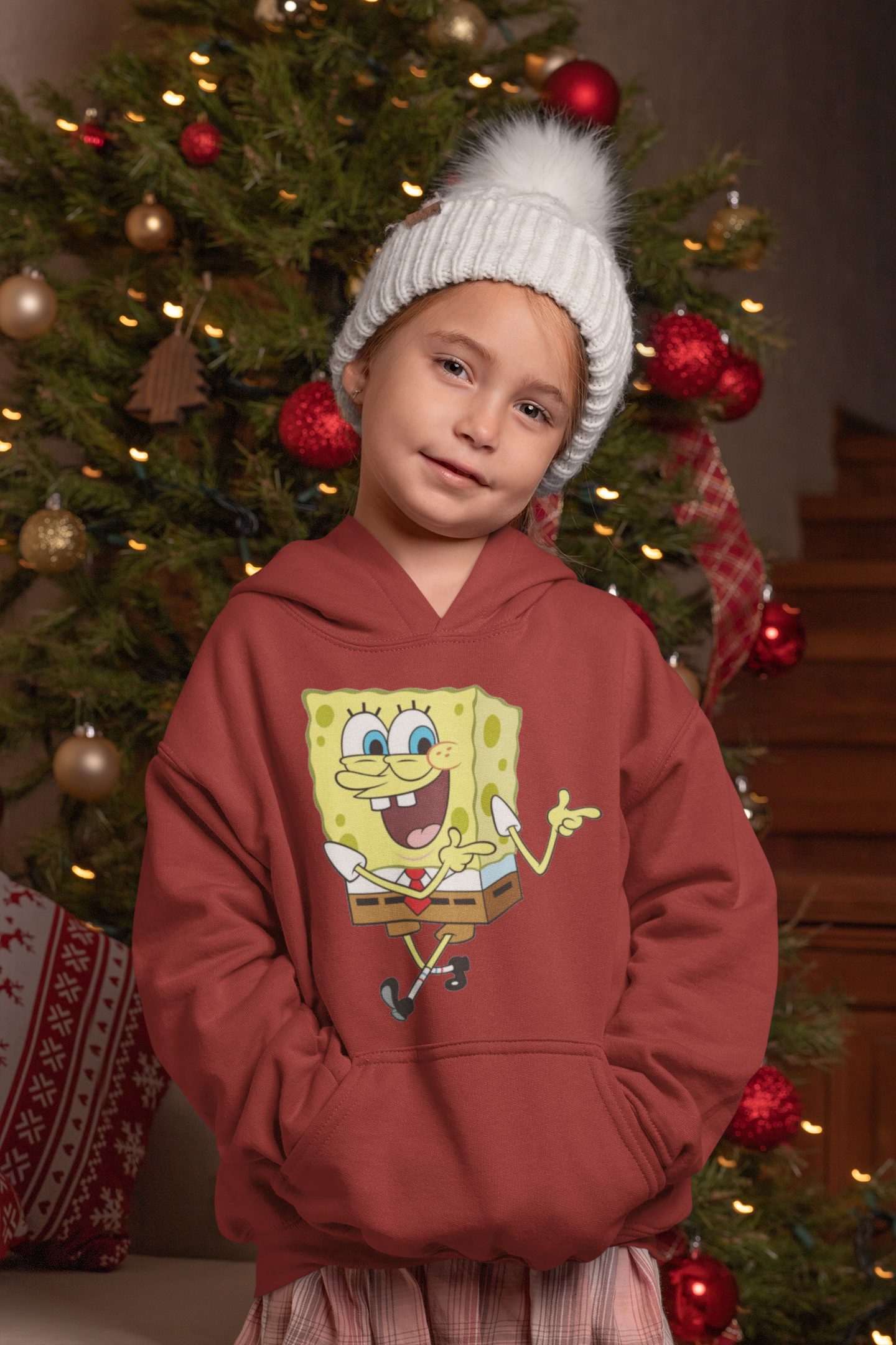 Cute Cartoon Girl Hoodies-FunkyTeesClub