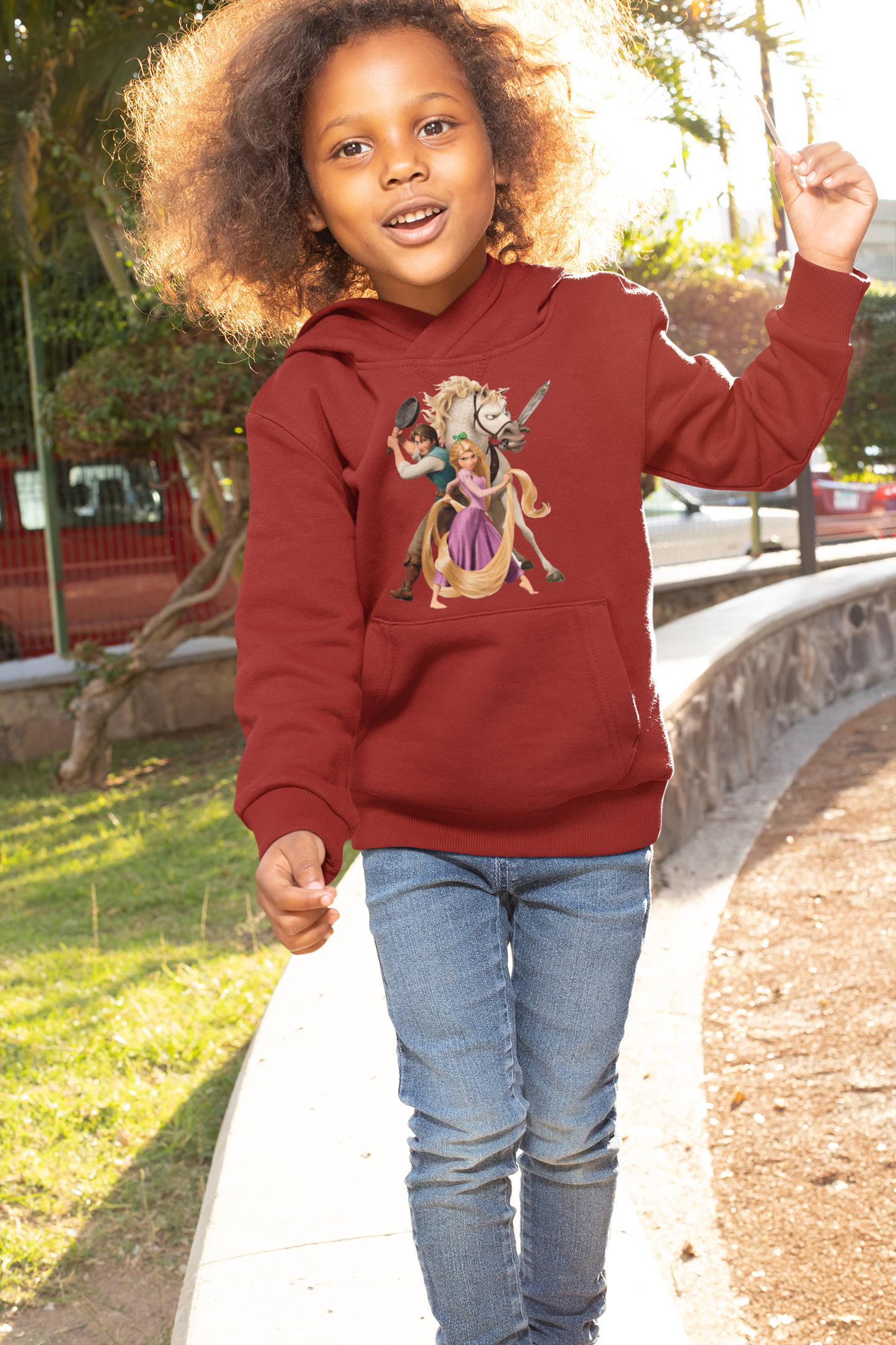 Cute Princess Girl Hoodies-FunkyTeesClub