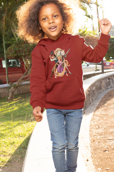 Cute Princess Girl Hoodies-FunkyTeesClub