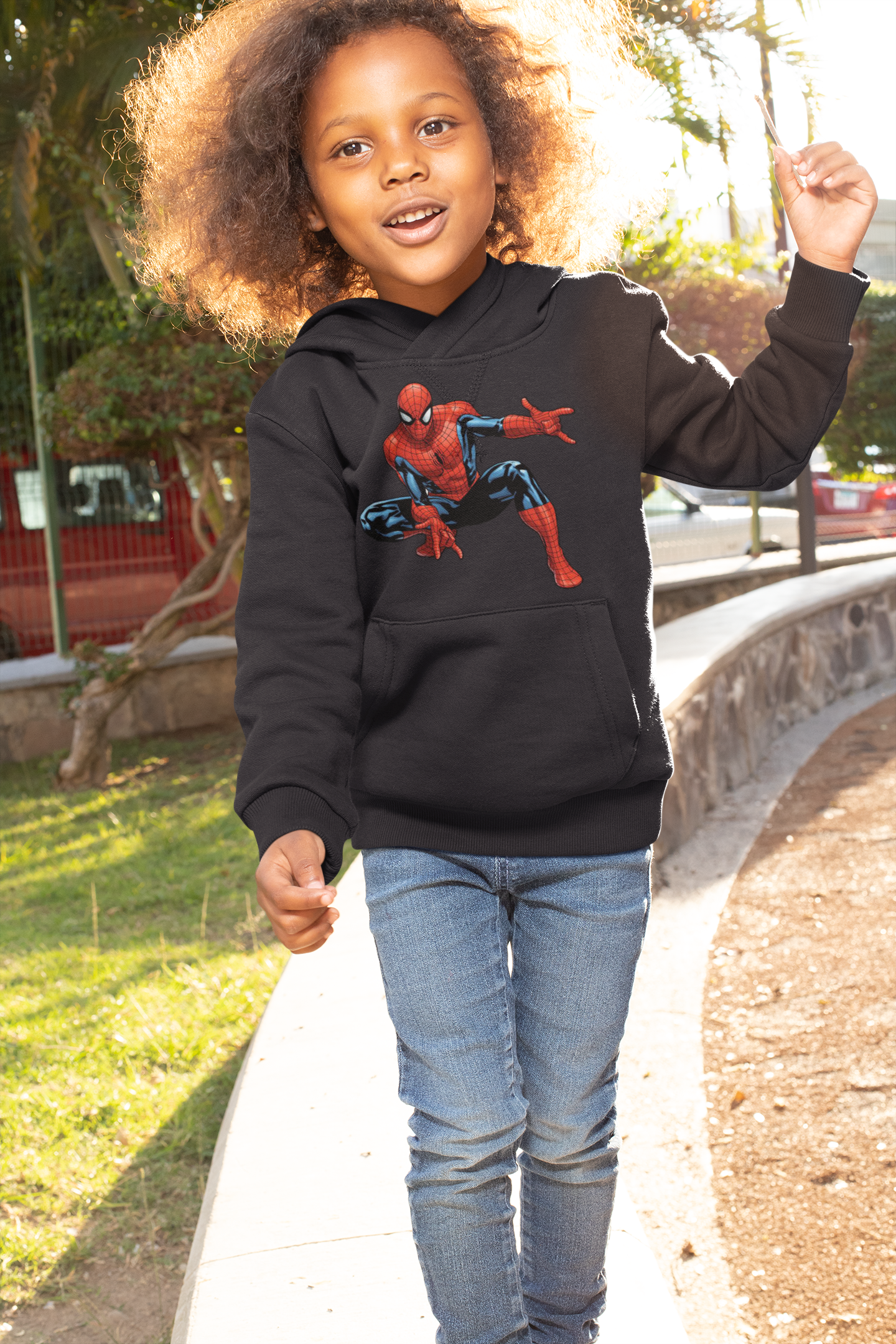 Superhero Girl Hoodies-FunkyTeesClub