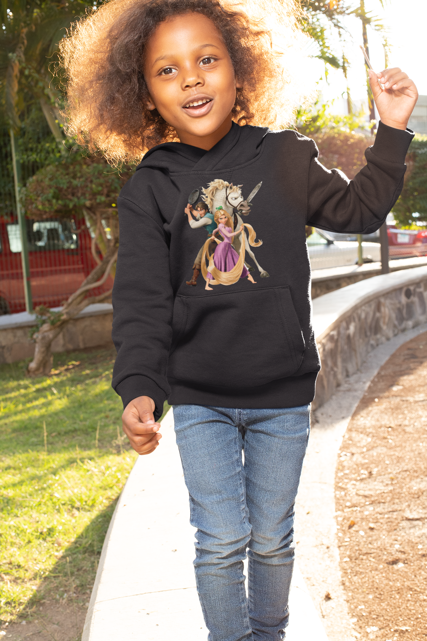 Cute Princess Girl Hoodies-FunkyTeesClub