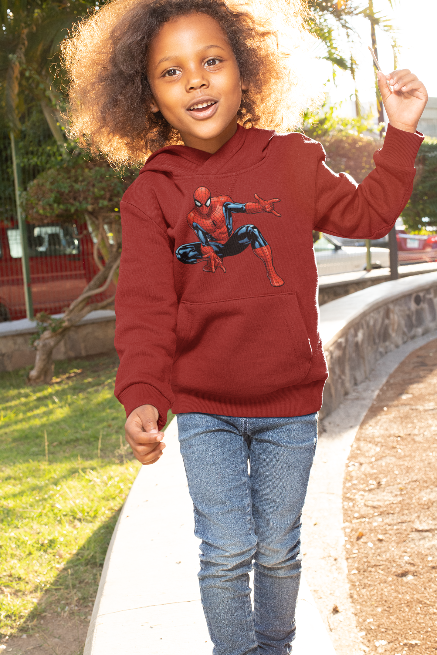 Superhero Girl Hoodies-FunkyTeesClub