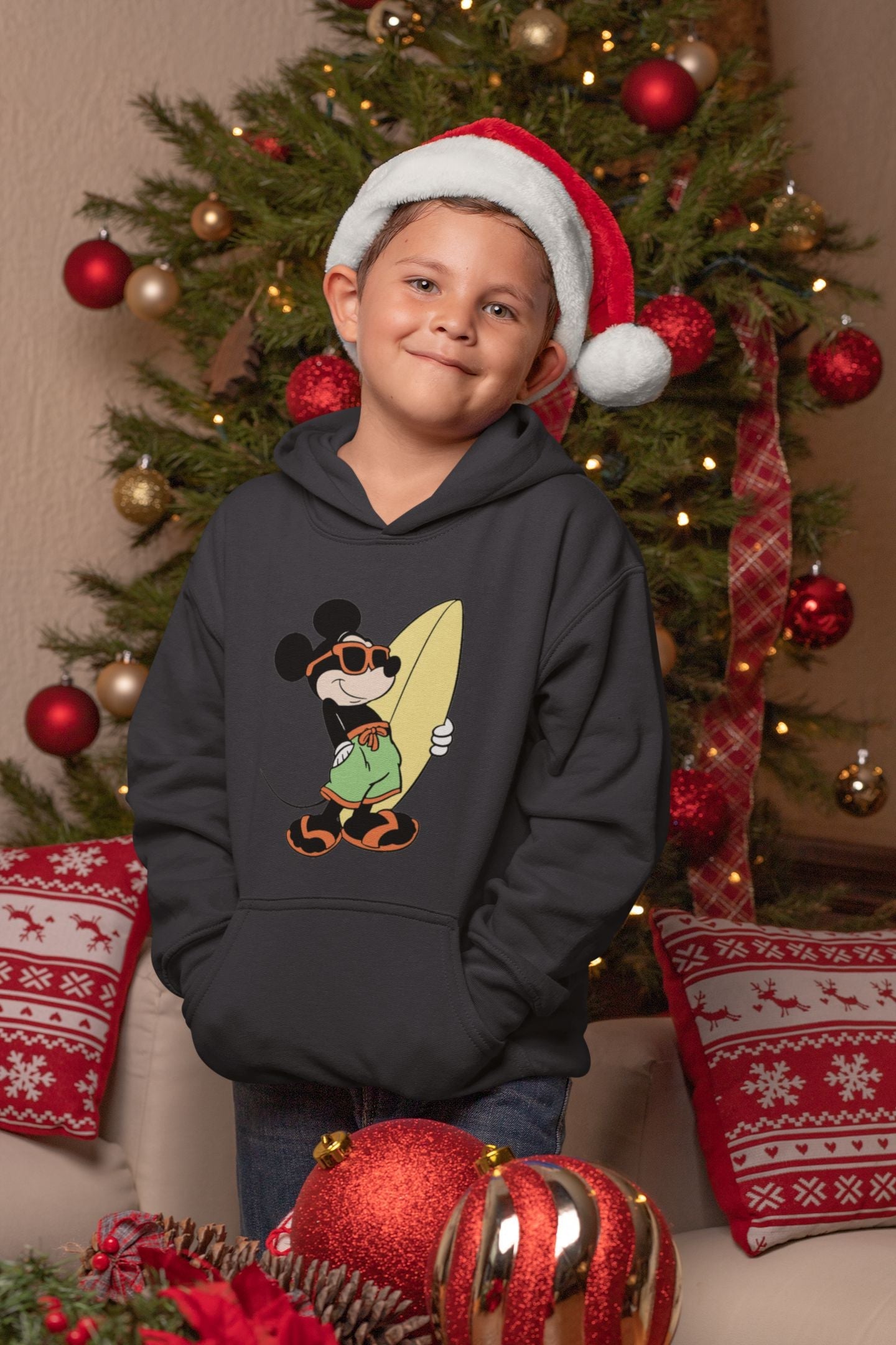 Cute Cartoon Boy Hoodies-FunkyTeesClub