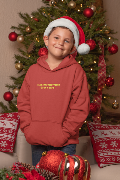 Having The Time Of My Life Minimal Boy Hoodies-FunkyTeesClub