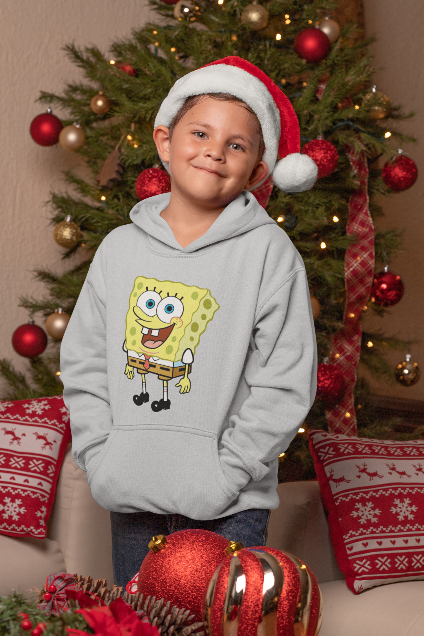 Cute Cartoon Boy Hoodies-FunkyTeesClub